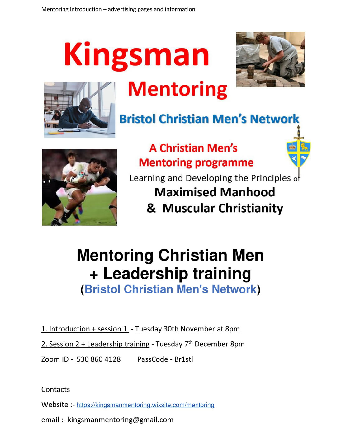 Advertising - Kingsman mentori