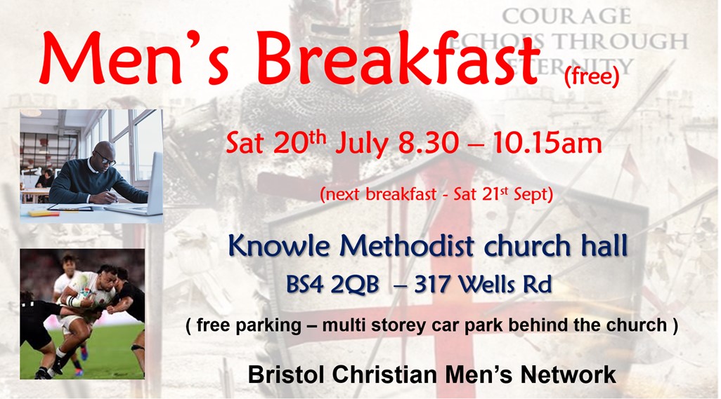 July 2024 mens breakfast flyer