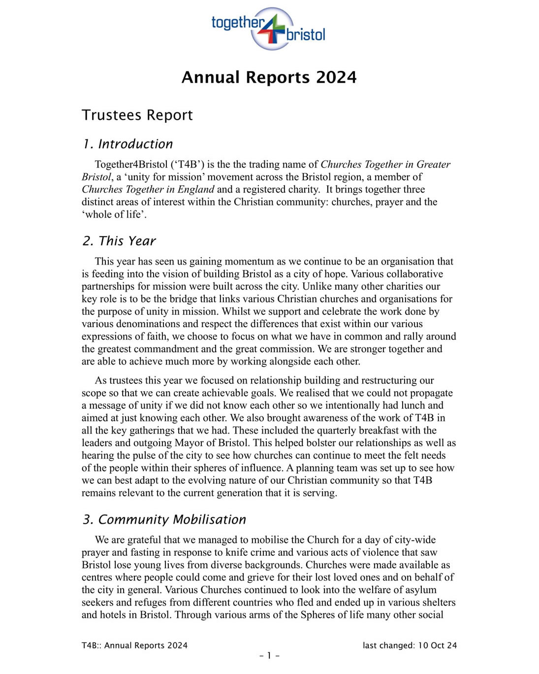 Annual Reports T4B AGM 2024-1