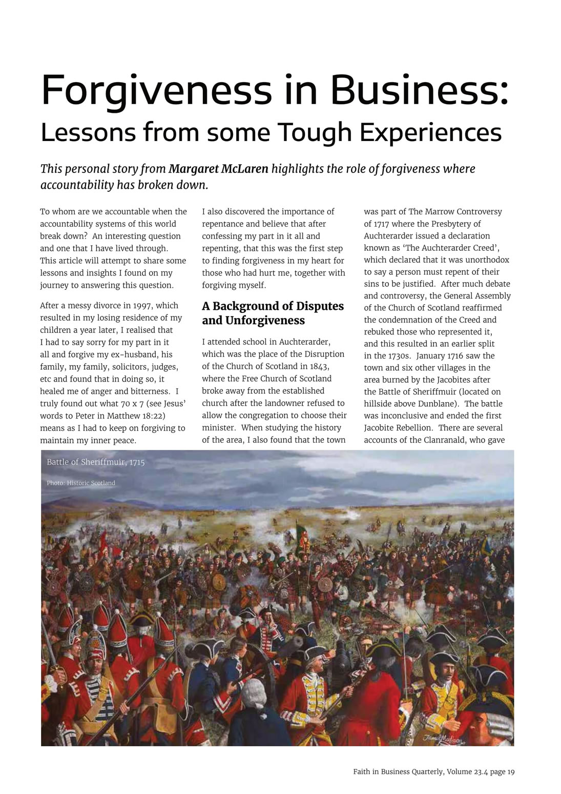 FiBQ 23.4 Margaret McLaren on 