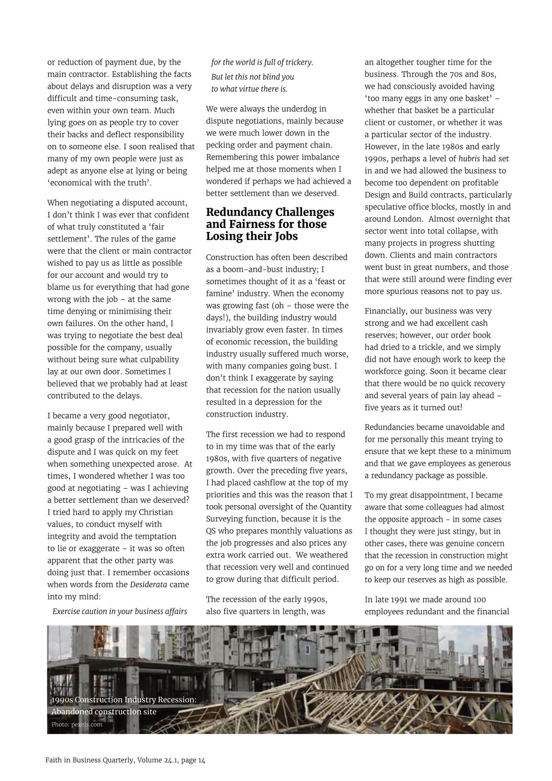 FiBQ 24.1 Jim Griffiths Faith 