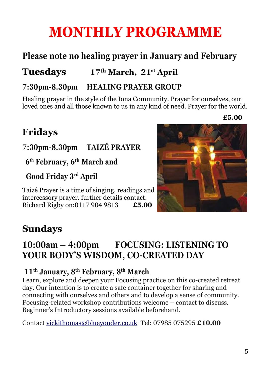 The Well Programme 2026 Spring