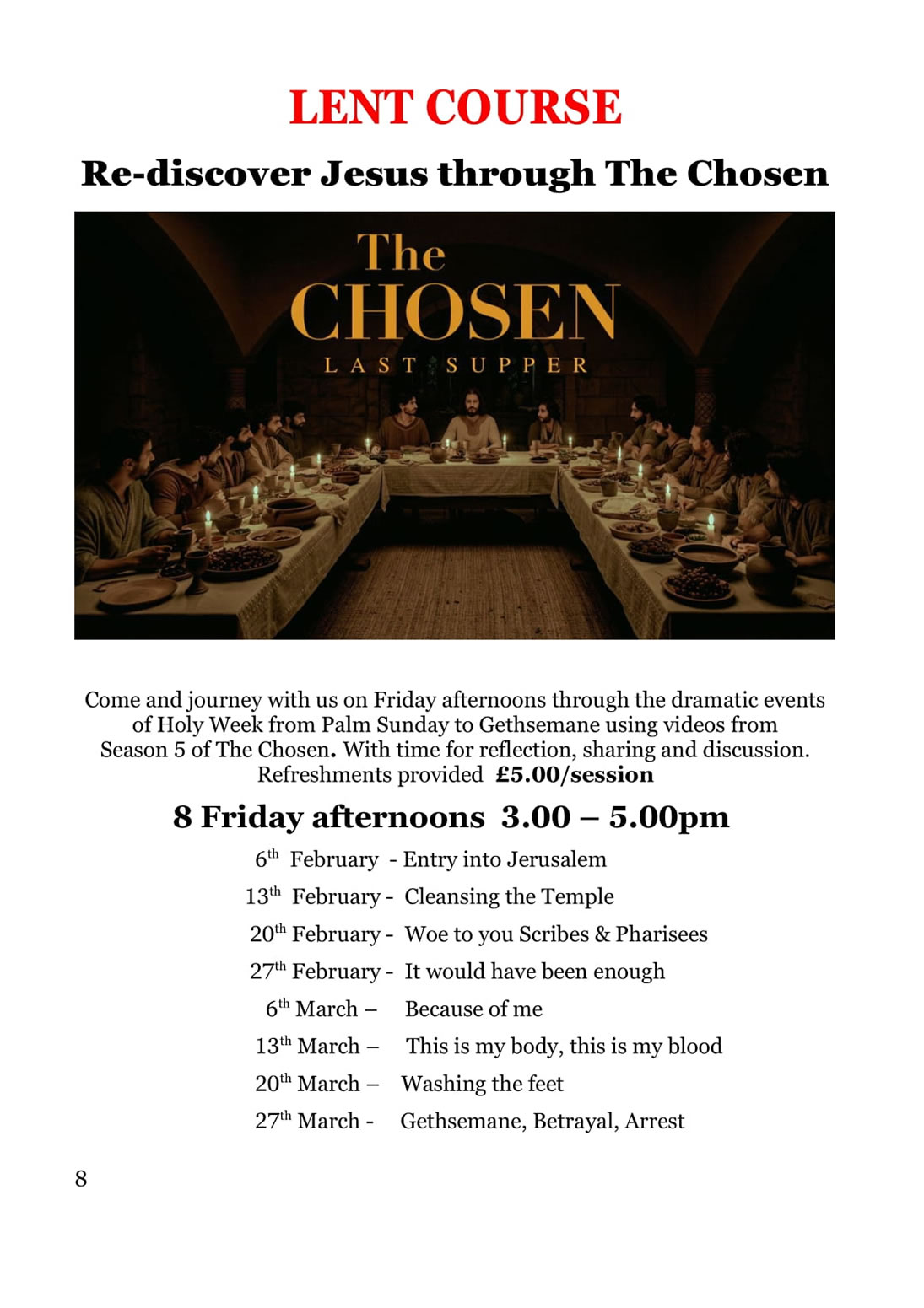 The Well Programme 2026 Spring