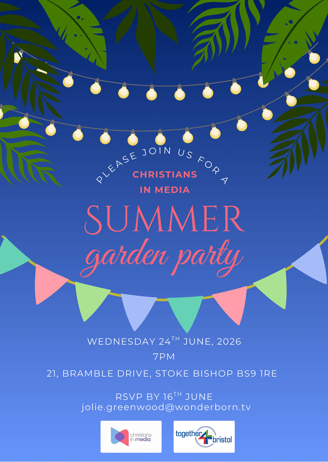 CiM Garden Party Invitation