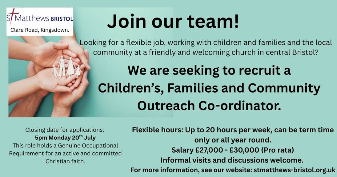 St Matthew's Job Ad