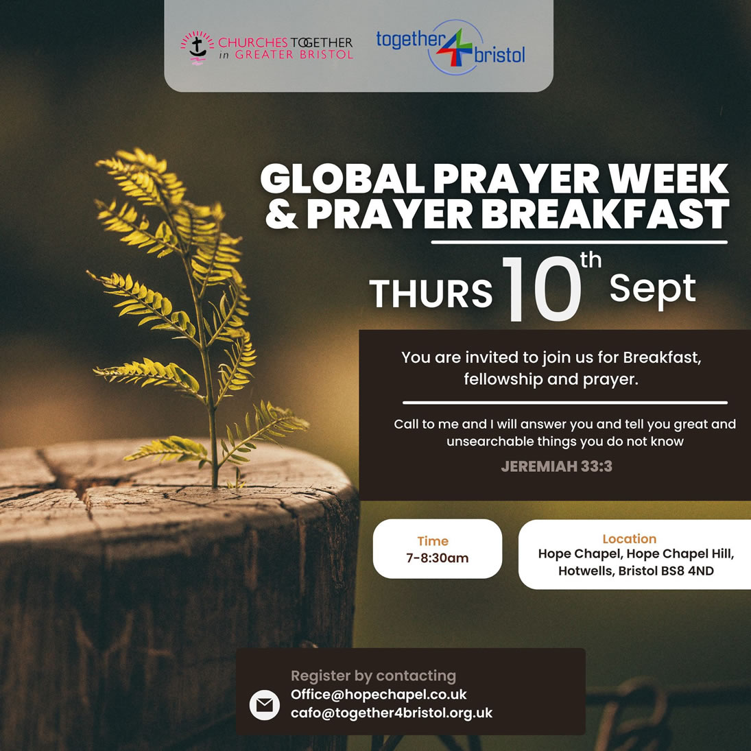T4B Prayer Breakfast 260910
