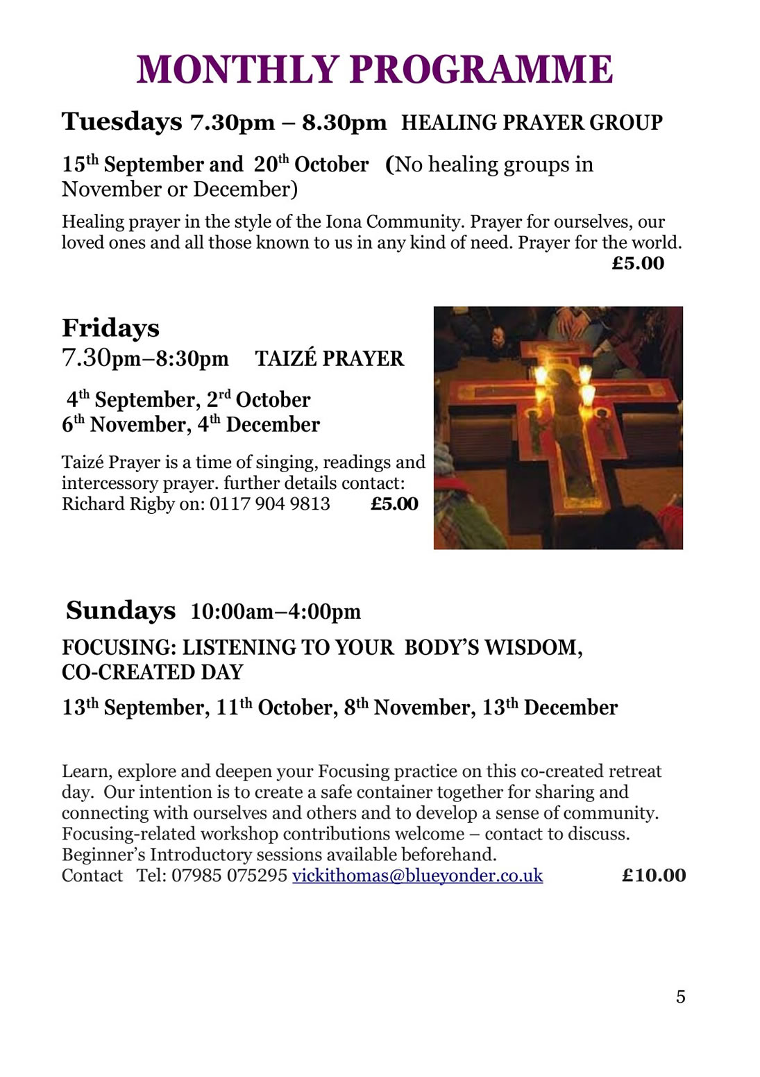 The Well Programme Autumn 2026