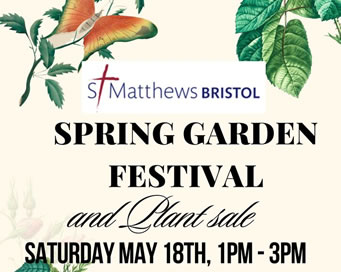 Sat 18 May - Spring Garden Festival and Plant Sale